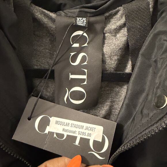 NWT $285 GSTQ XS/S Oversized Modular Stadium Jacket Hooded Designer Coat - Picture 8 of 11